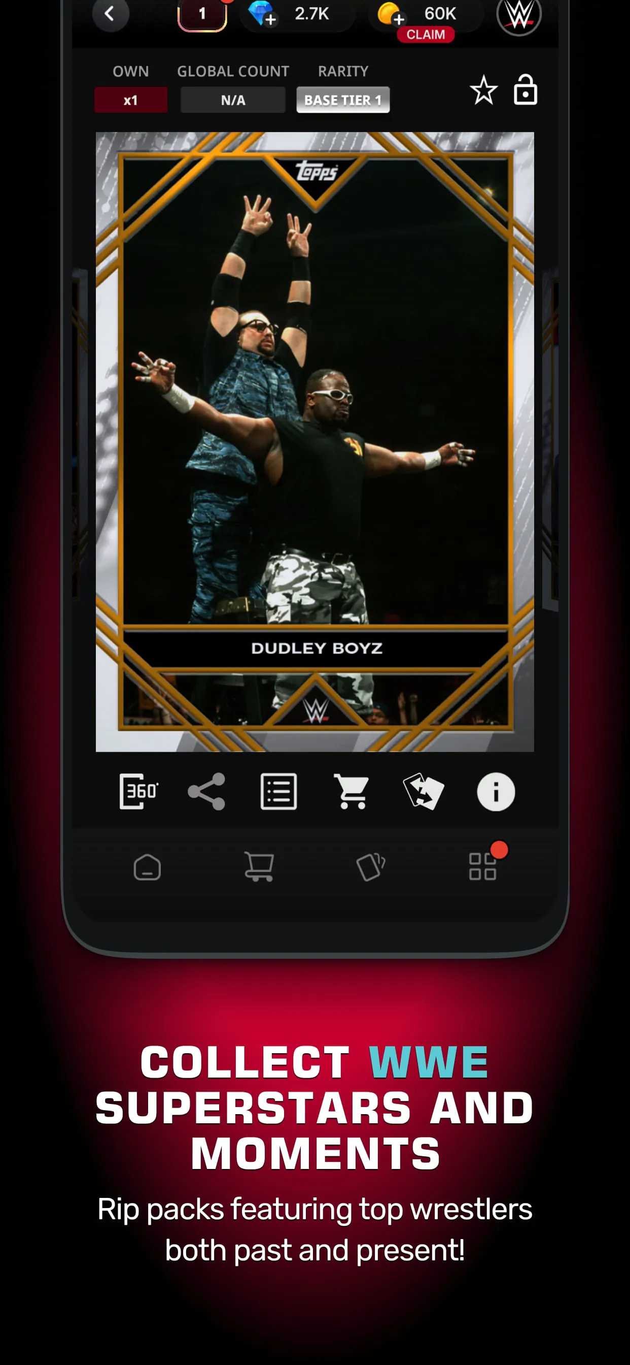 WWE SLAM by Topps® Card Trader