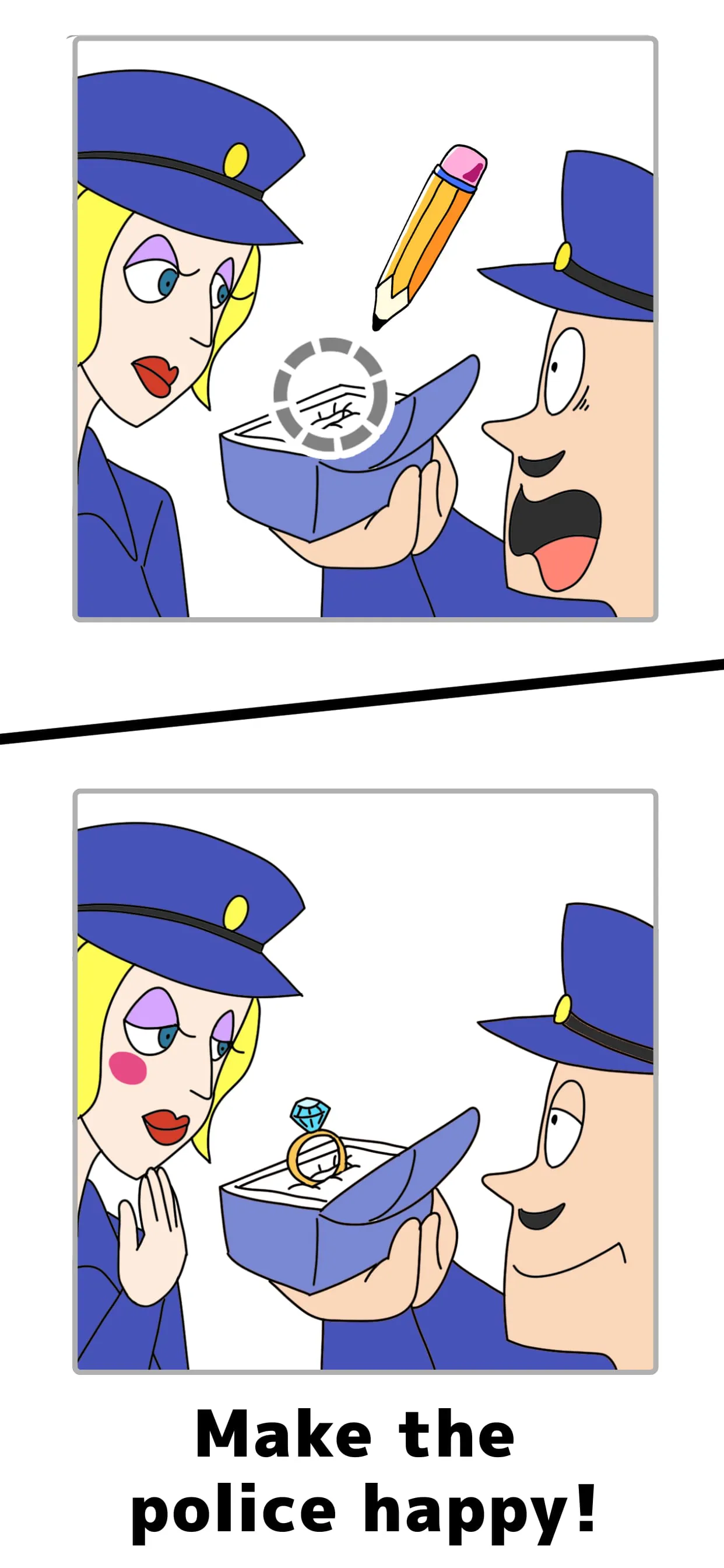 Draw Happy Police