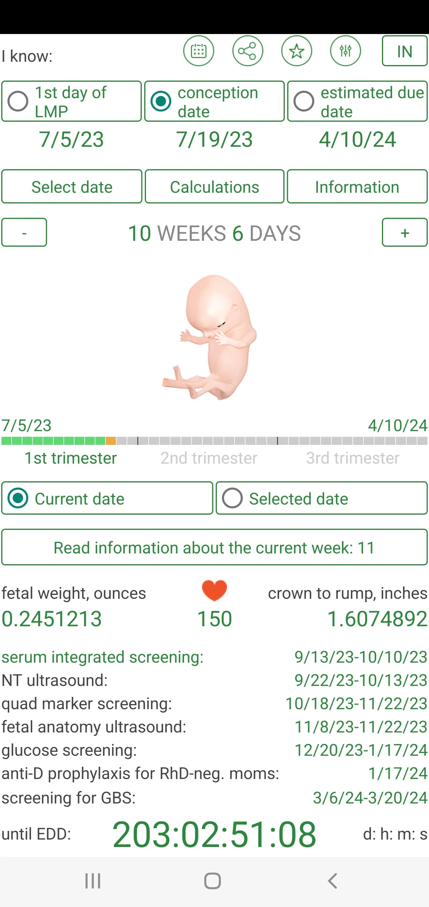 Pregnancy Calculator+Calendar