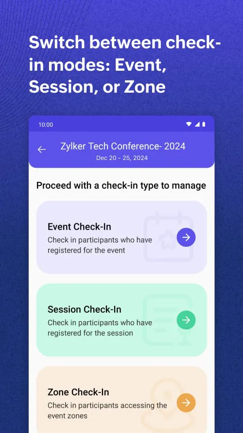 Zoho Backstage for Organizers