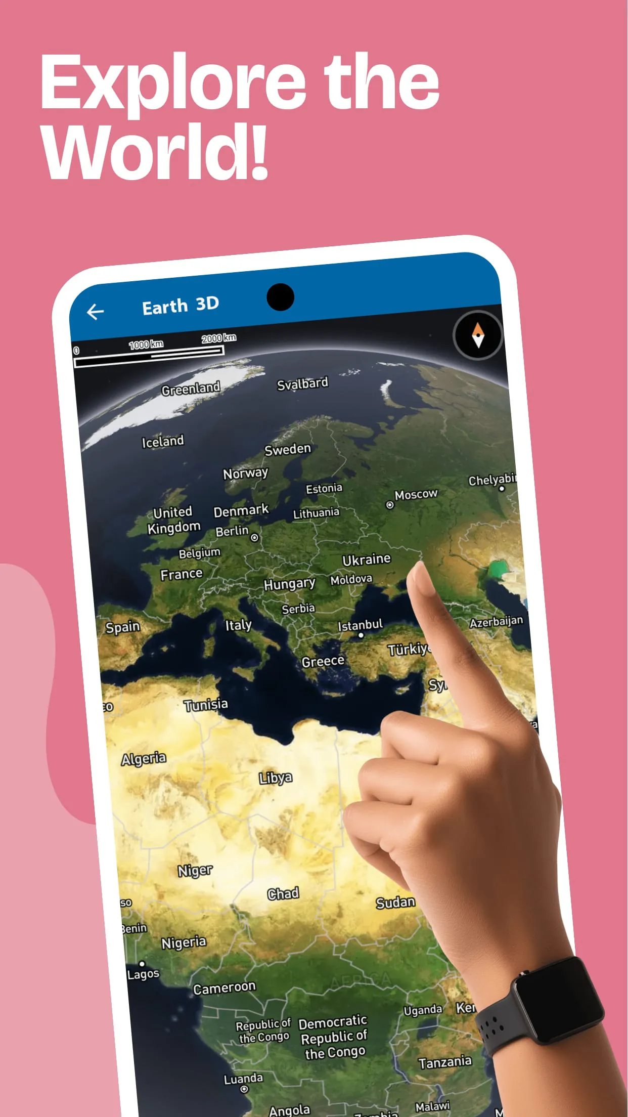 World Map & Countries