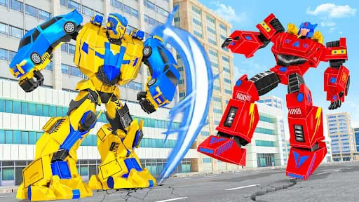 Fox Robot Transform Bike Game