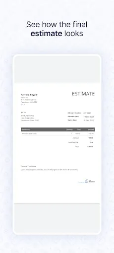 Estimate Generator