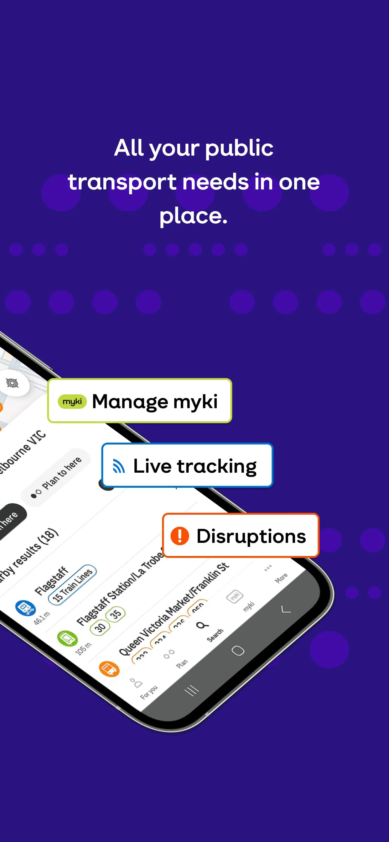 Public Transport Victoria app