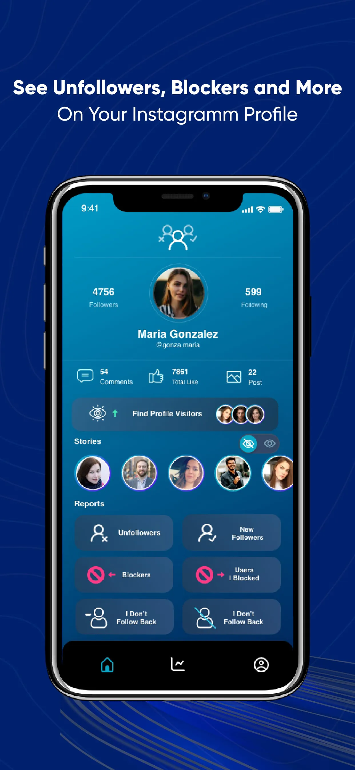 Followers+ Reports for Insta