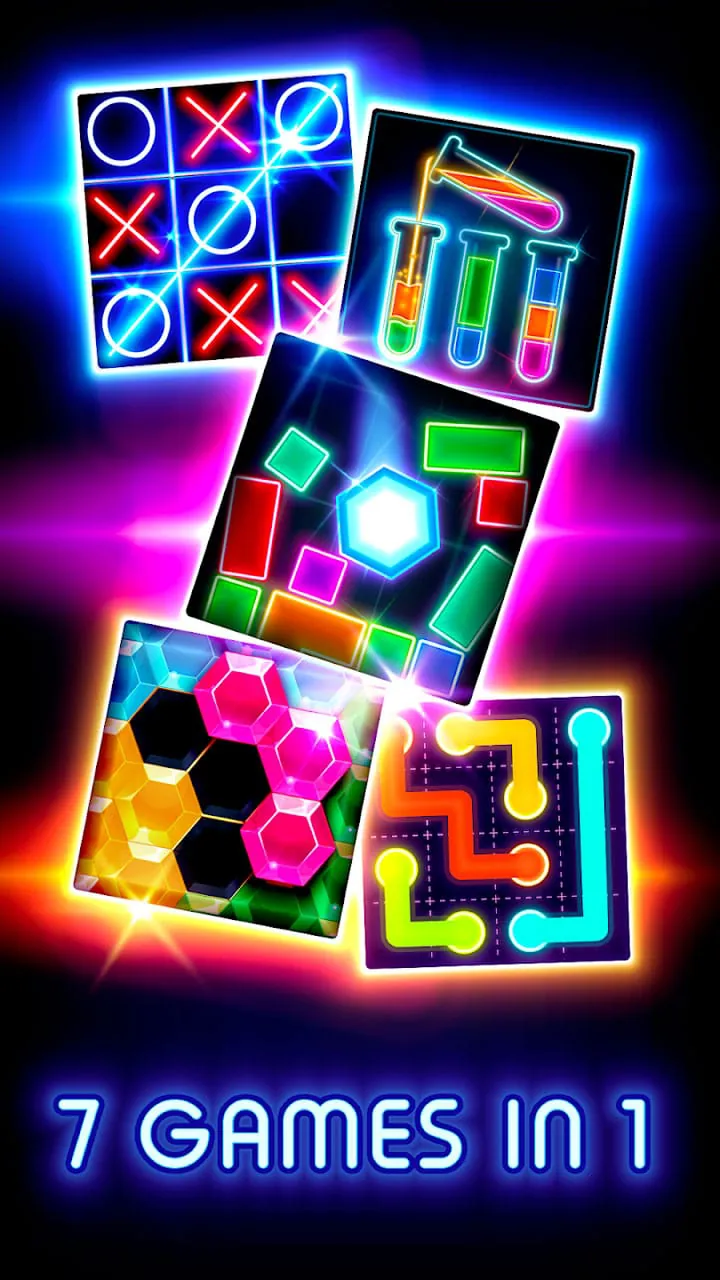 Tic Tac Toe Glow