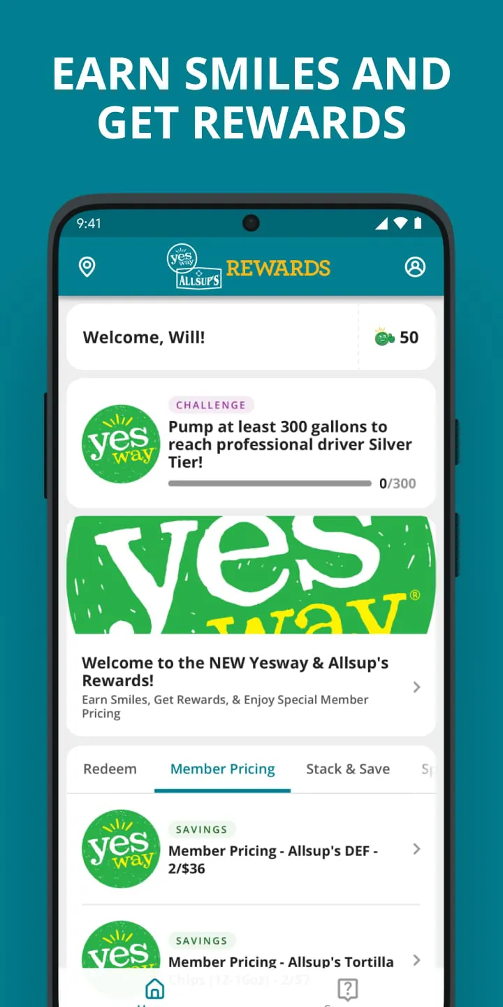 Yesway & Allsup’s Rewards