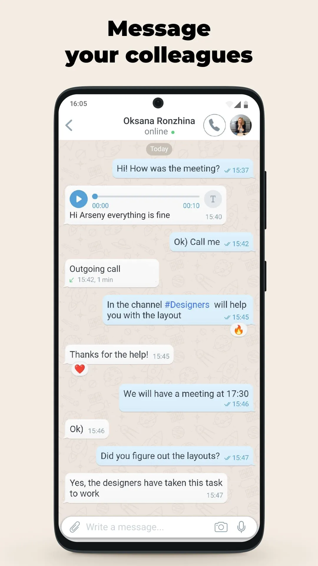 amo | team messenger