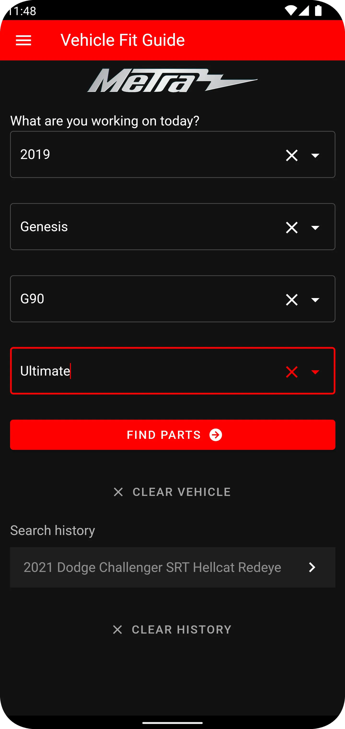 Metra Vehicle Fit Guide