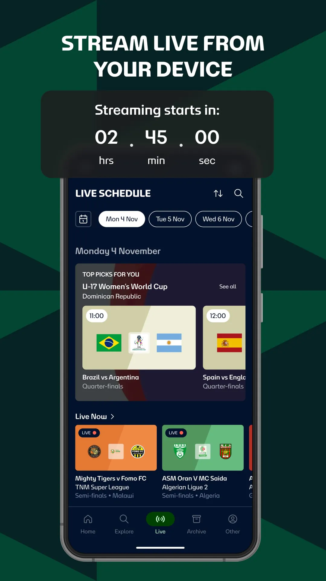 FIFA+ Stream Live Football TV