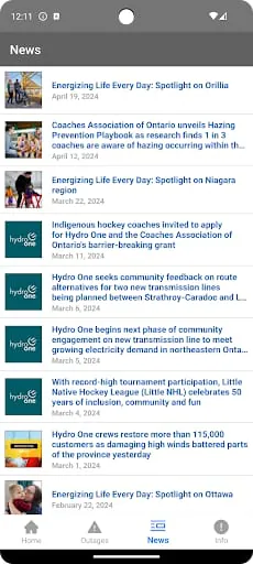 Hydro One Mobile App