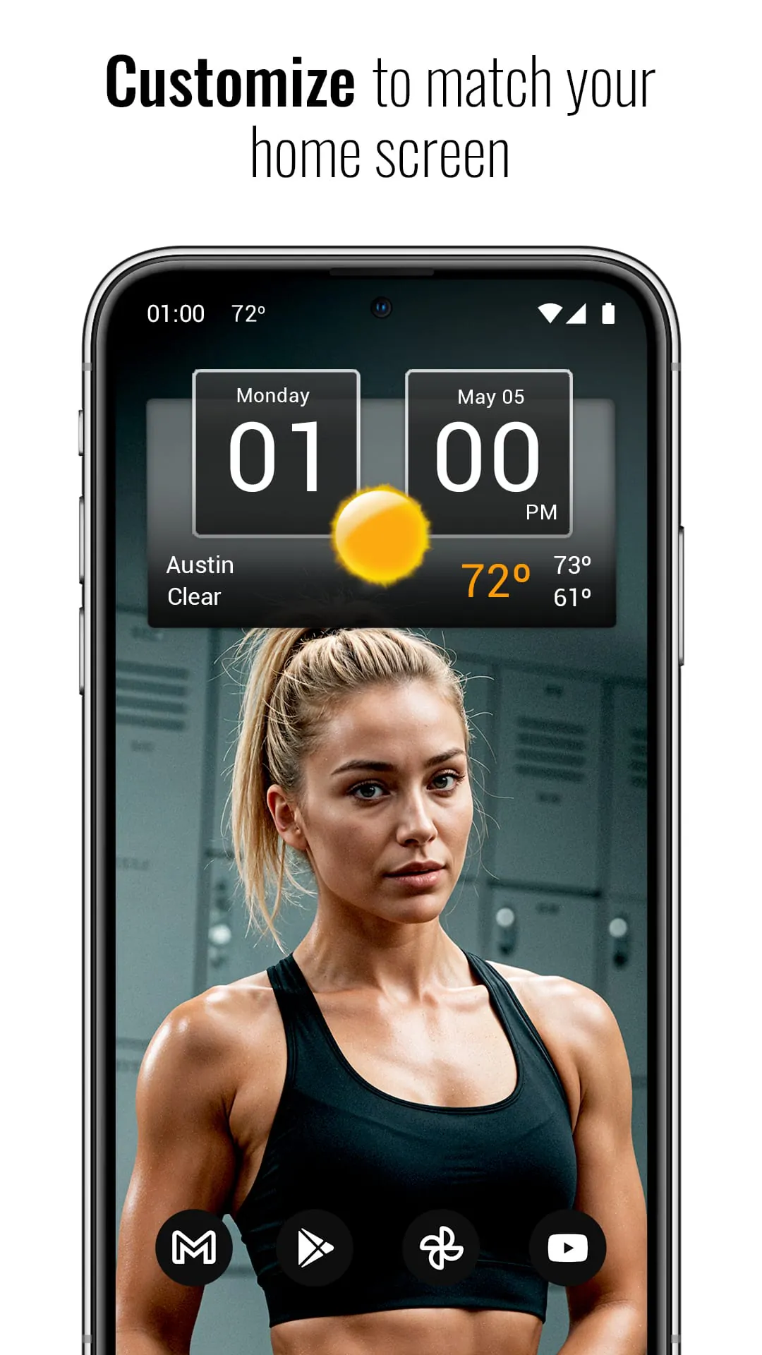 Digital Clock & World Weather