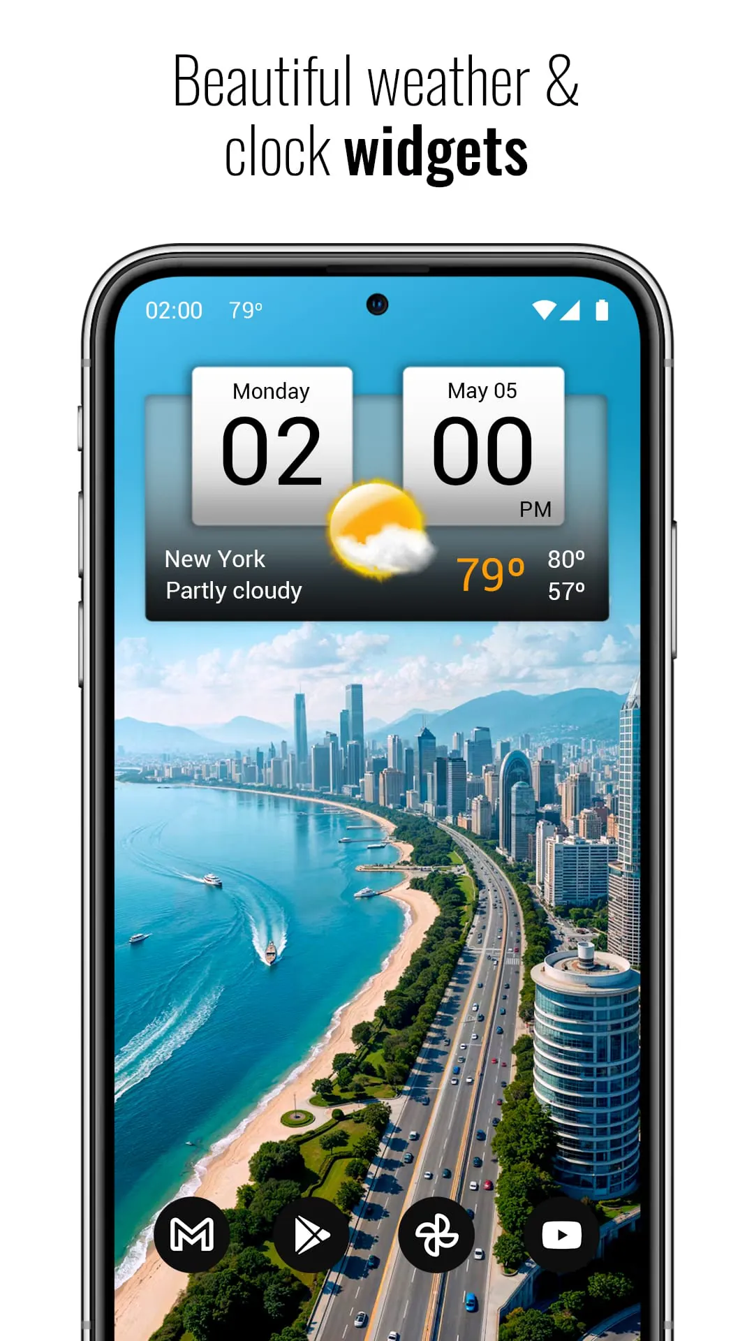 Digital Clock & World Weather