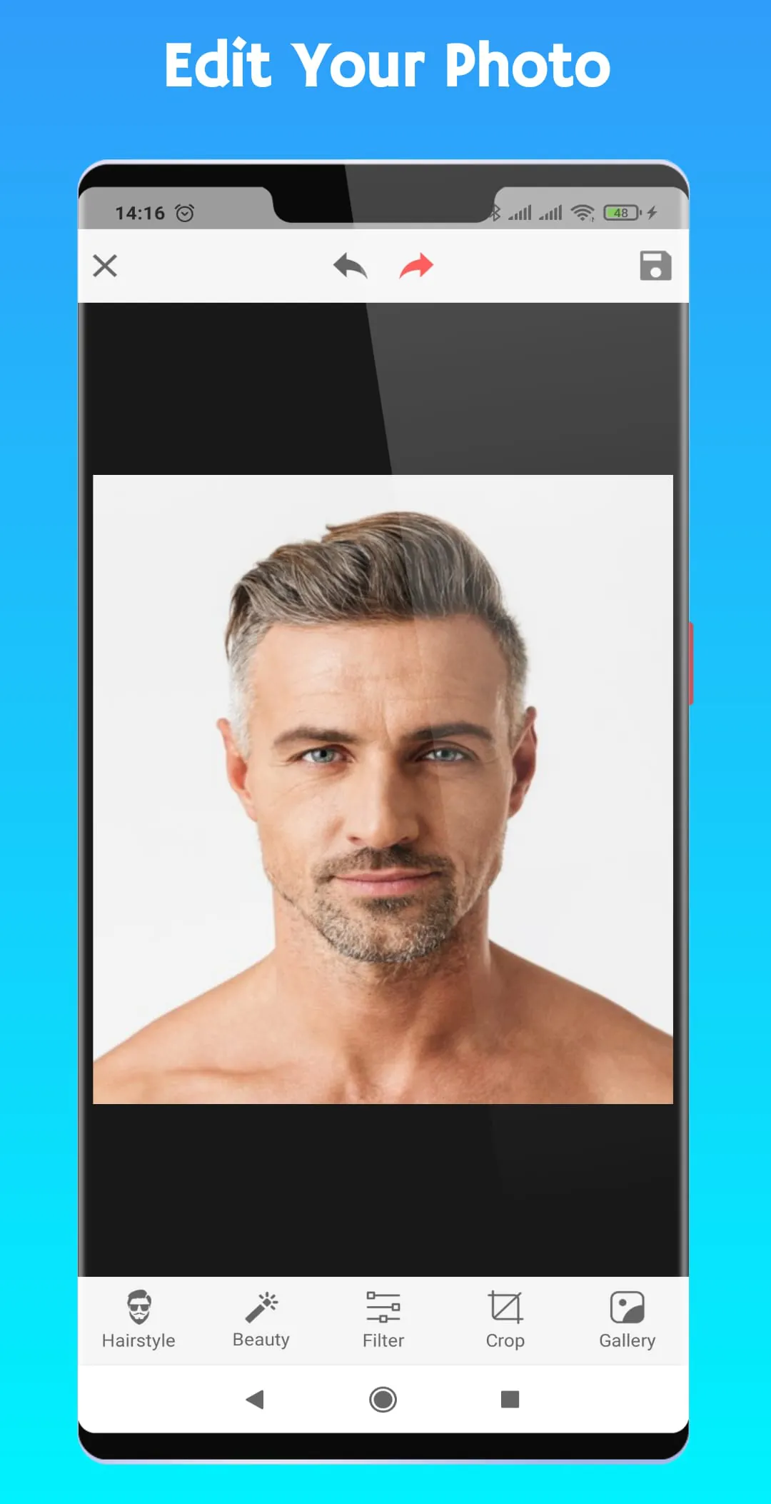 Men Hairstyle Photo Editor