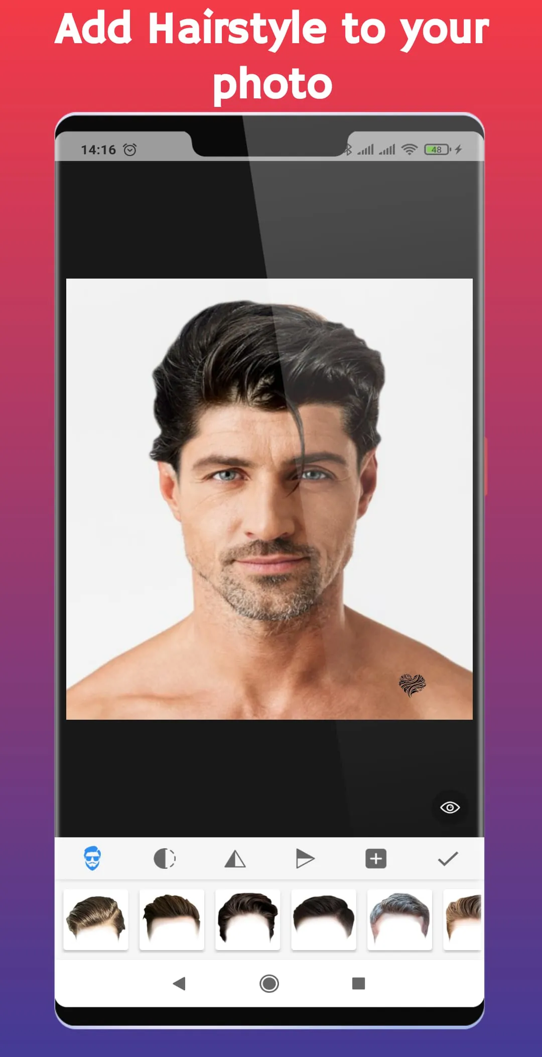 Men Hairstyle Photo Editor