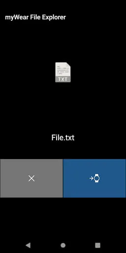 myWear File Explorer