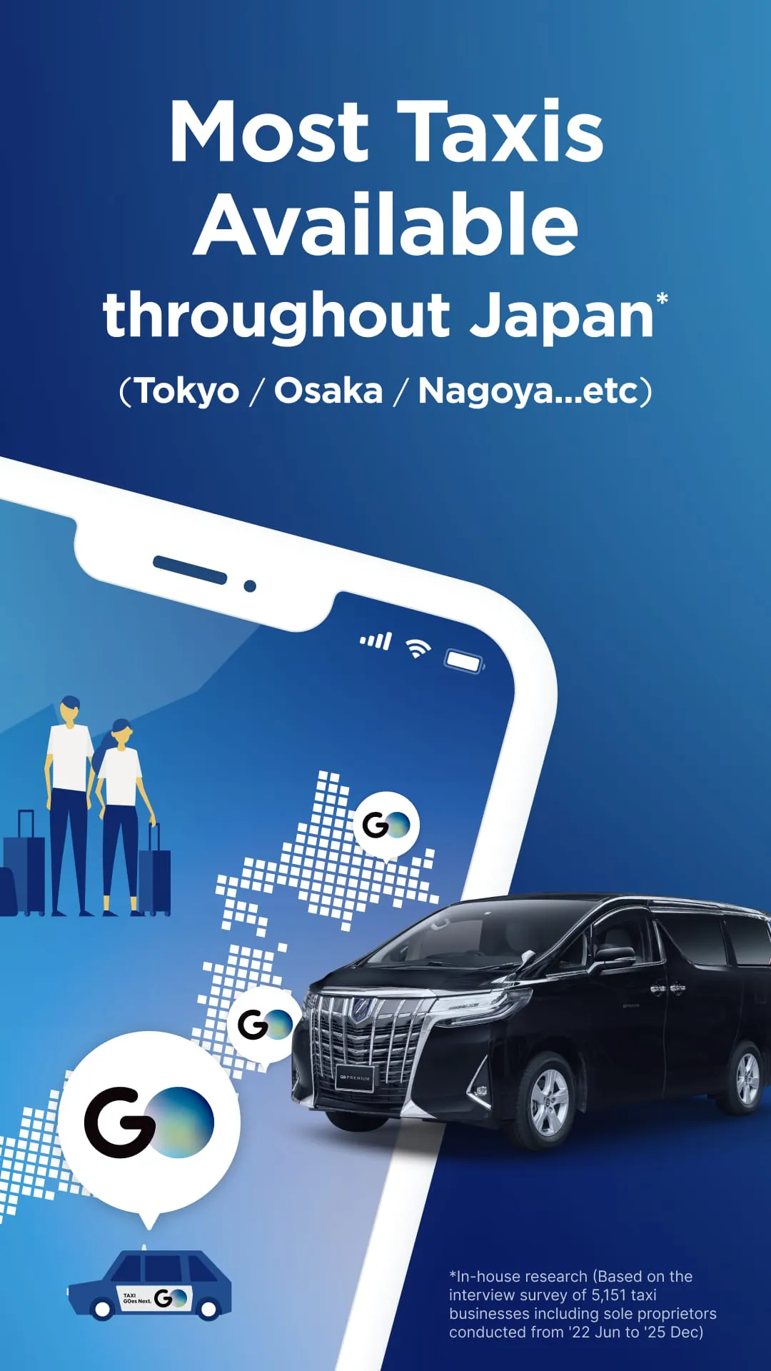 GO / Taxi app for Japan