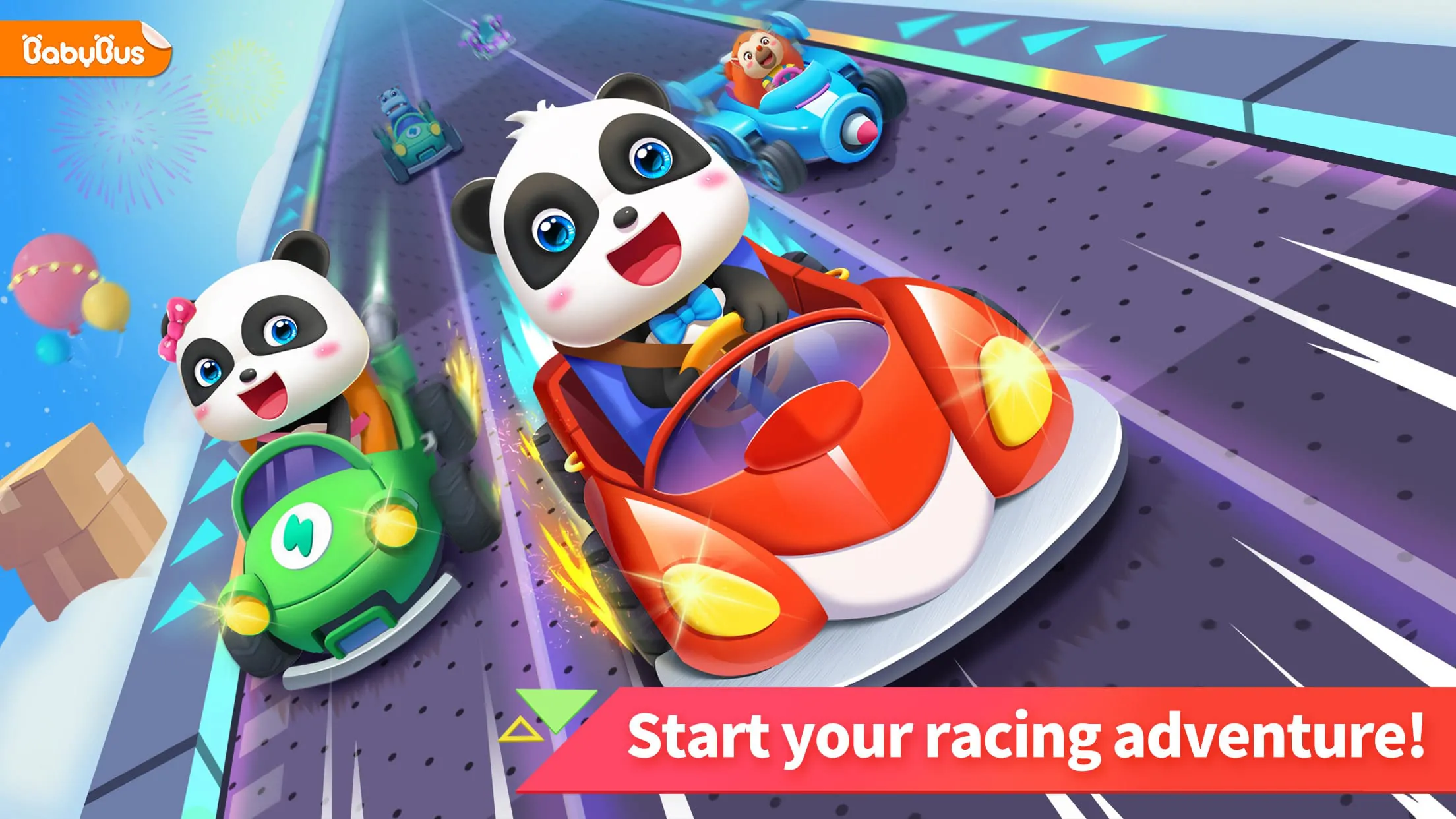 Little Panda's Car Driving