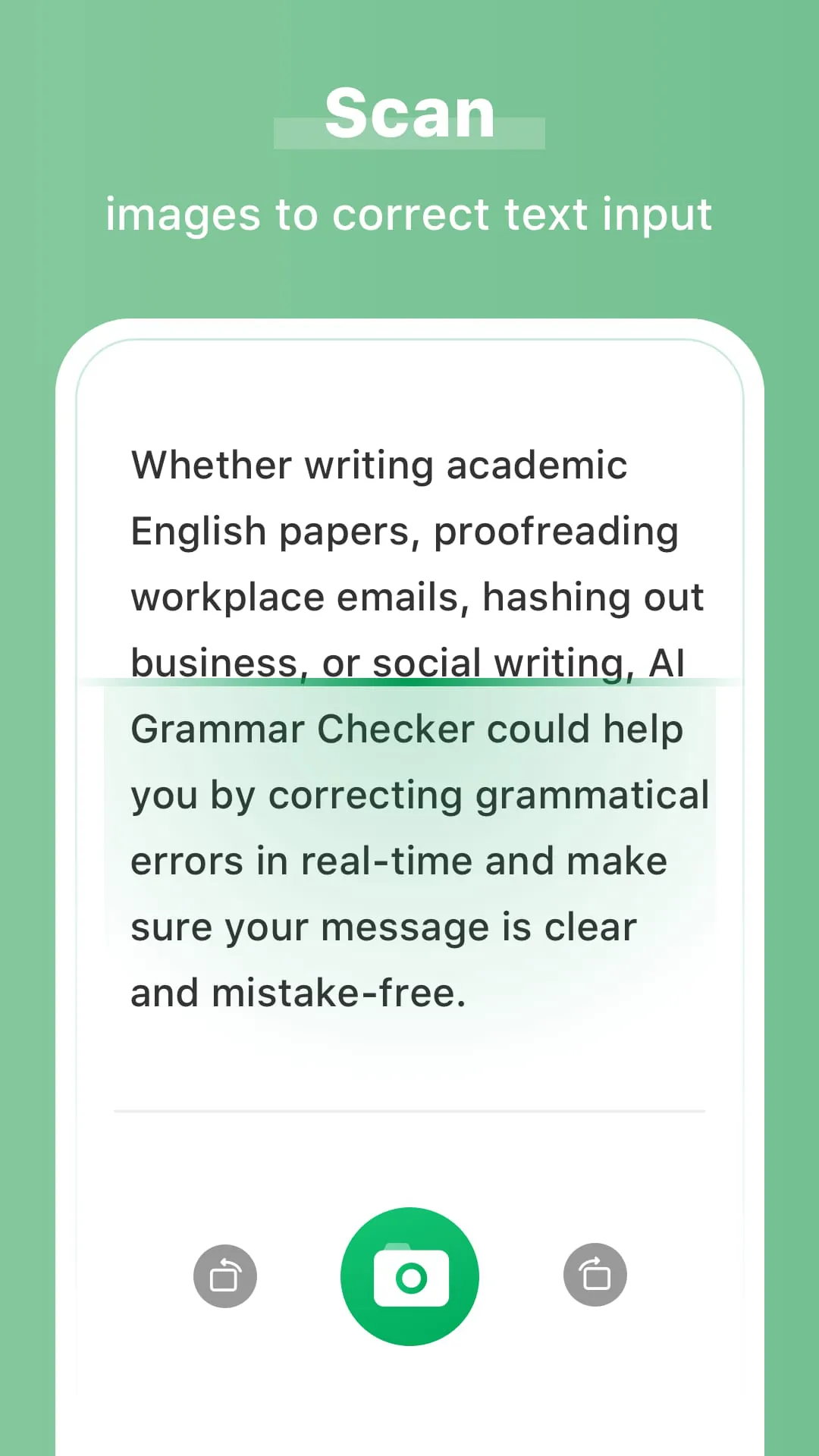 AI Grammar Checker for English