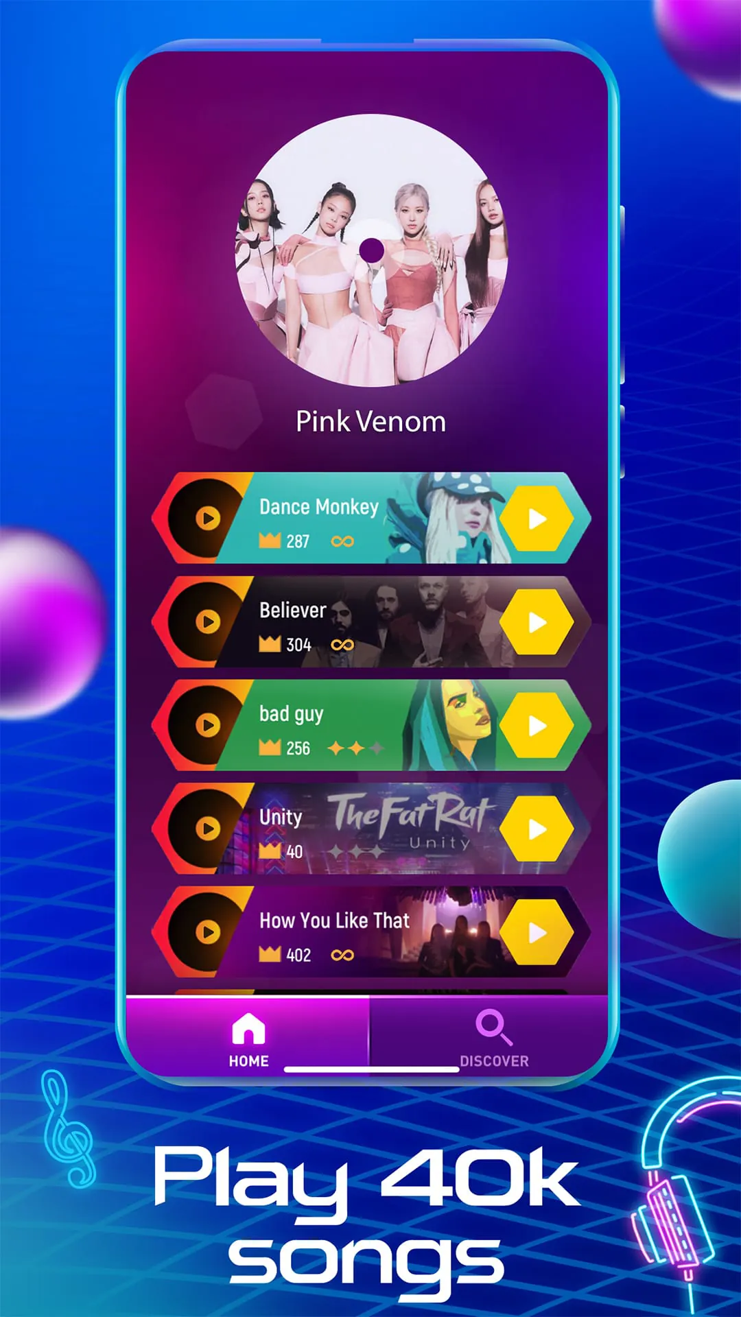 Tiles Hop Music & Ball Game