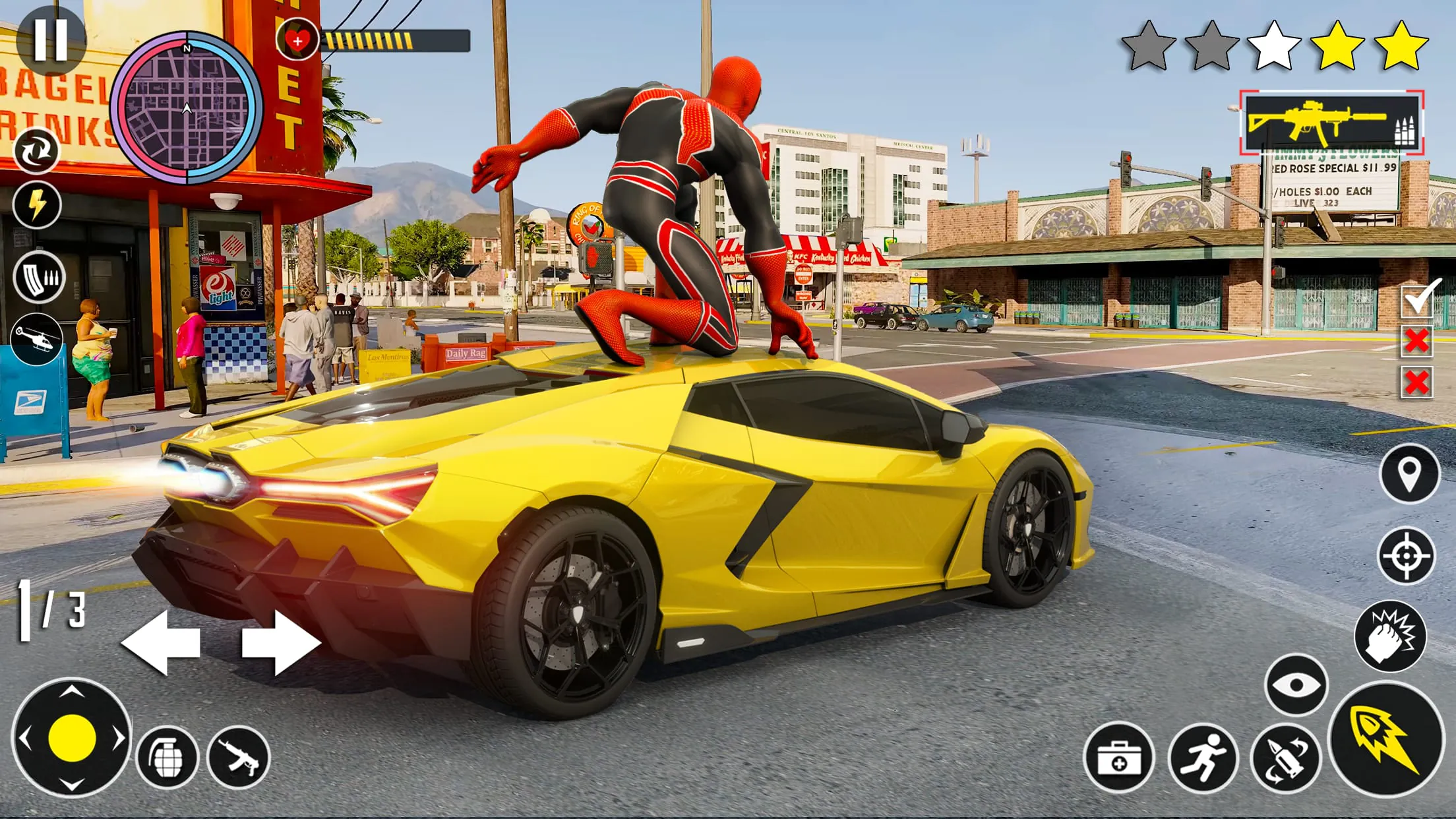 Spider Game Crime Rope Hero