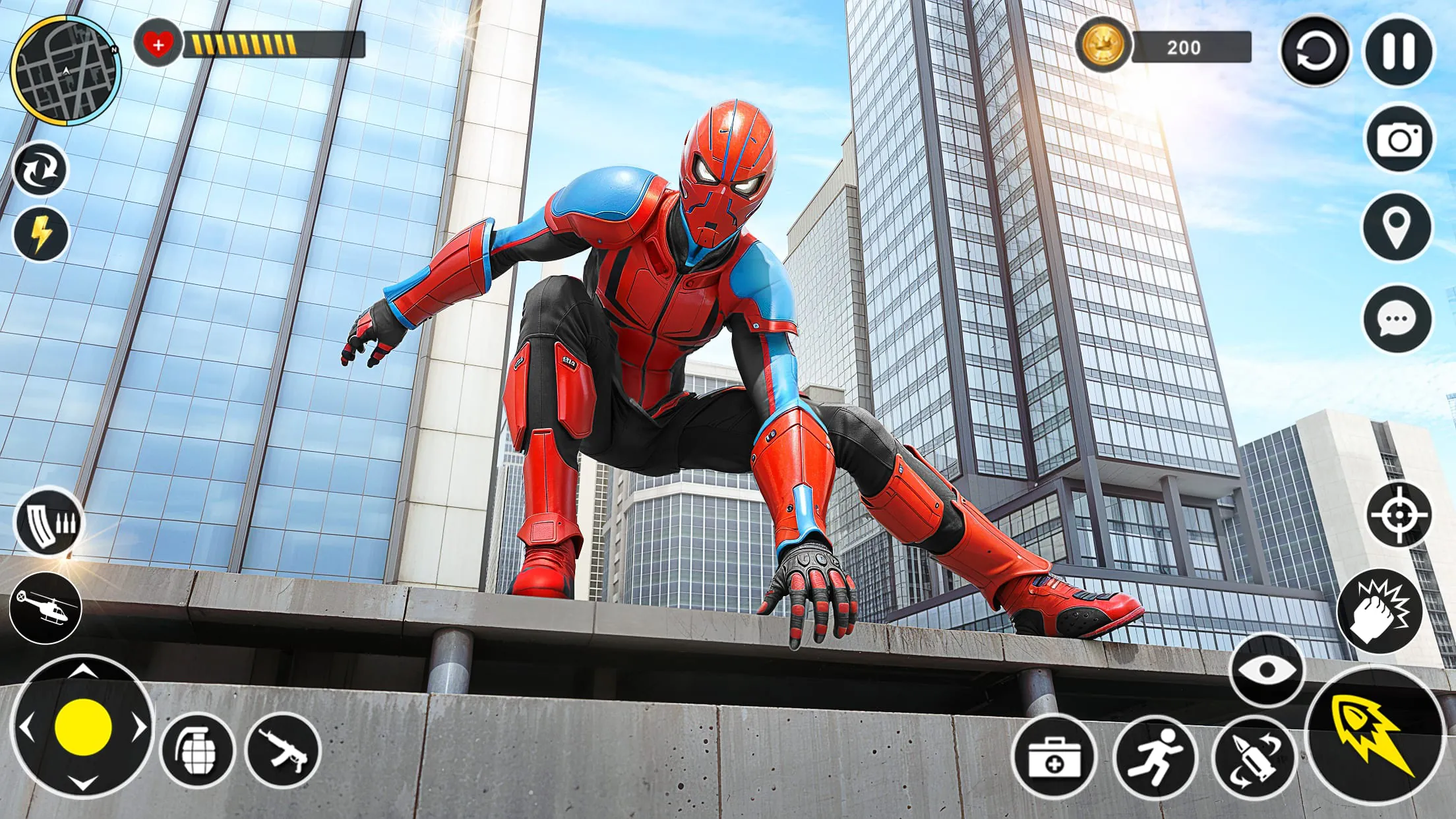 Spider Game Crime Rope Hero