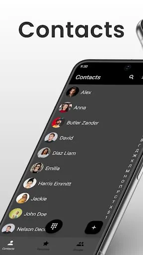 Contacts app for Android