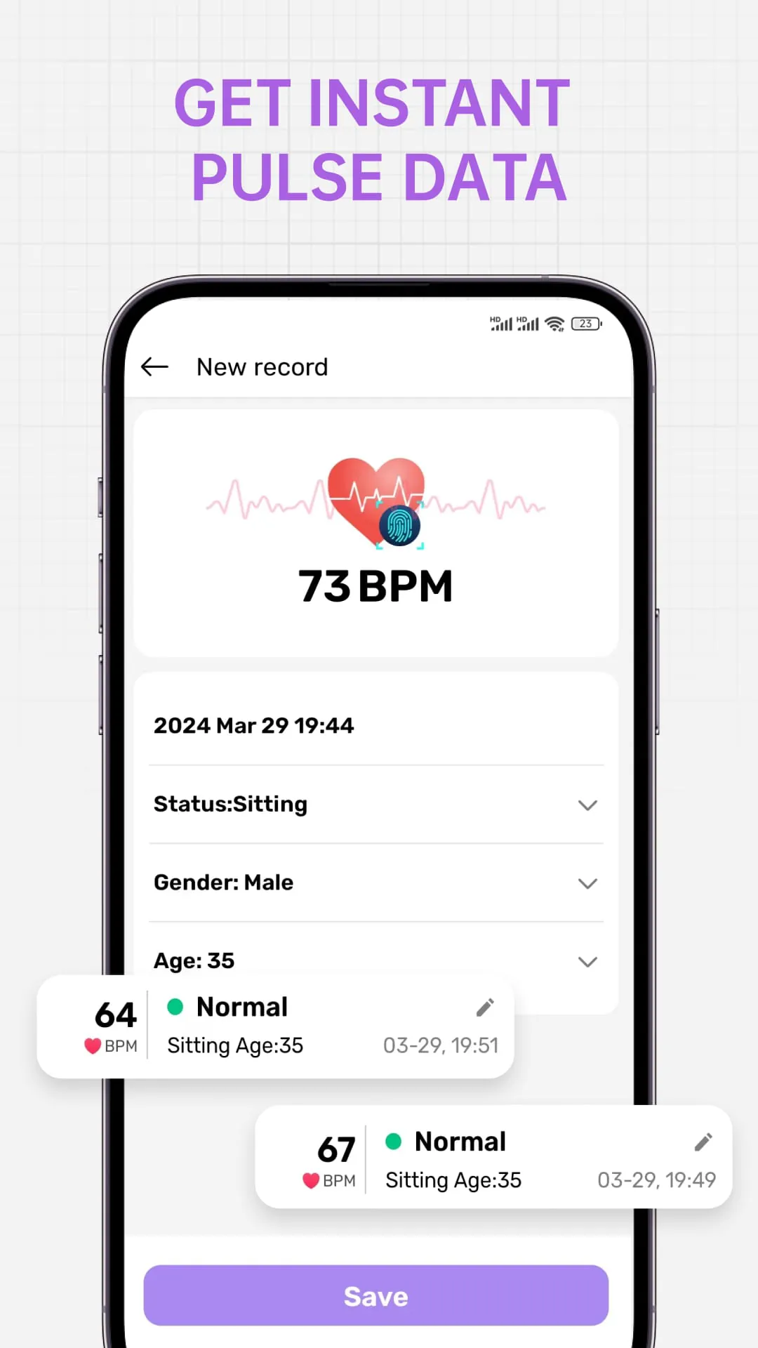 PulseCare：Health Tracker