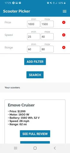 Electric Scooter Universal App