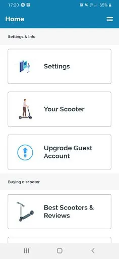 Electric Scooter Universal App