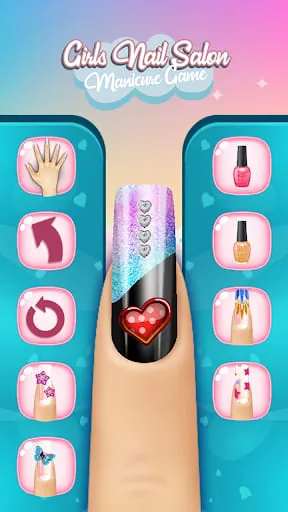 Girls Nail Salon Manicure Game