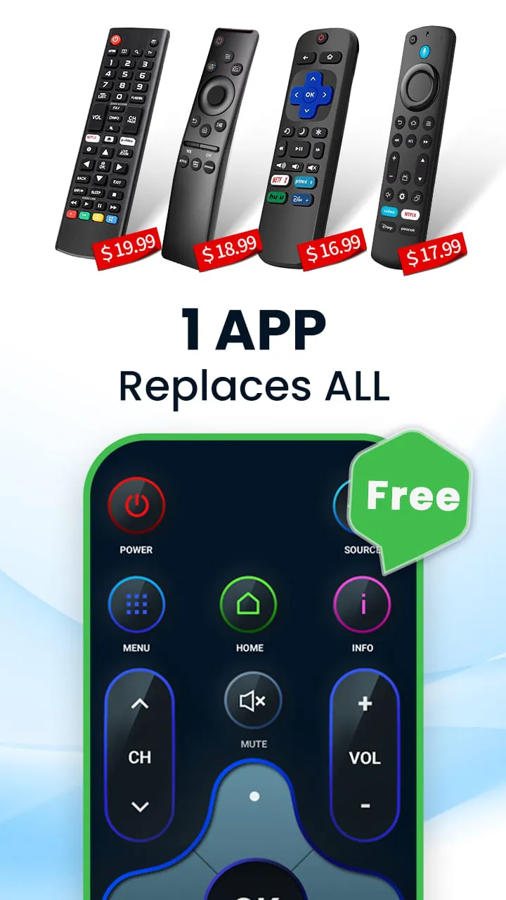 Universal TV Remote Control