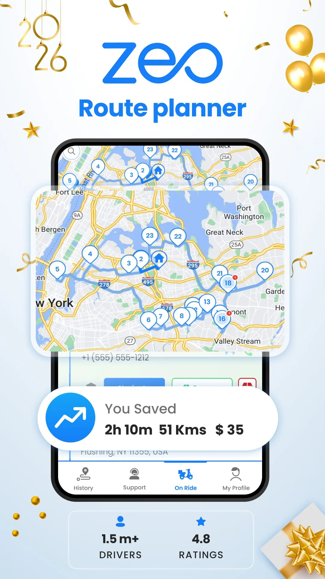 Zeo Fast Multi Stop Route Plan