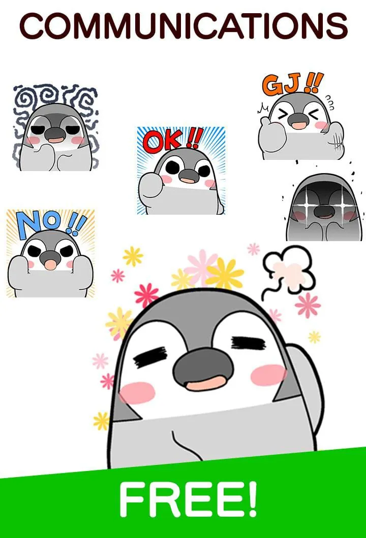 Pesoguin Stickers