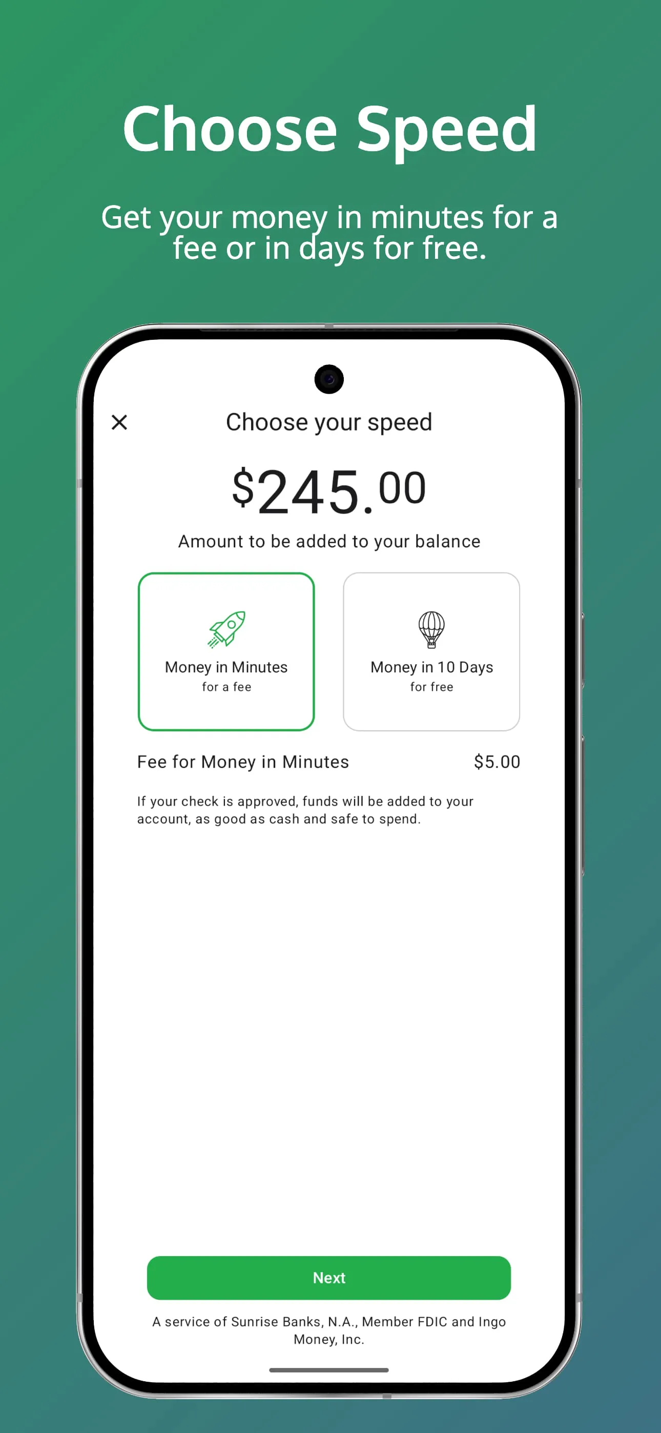 Ingo Money App – Cash Checks