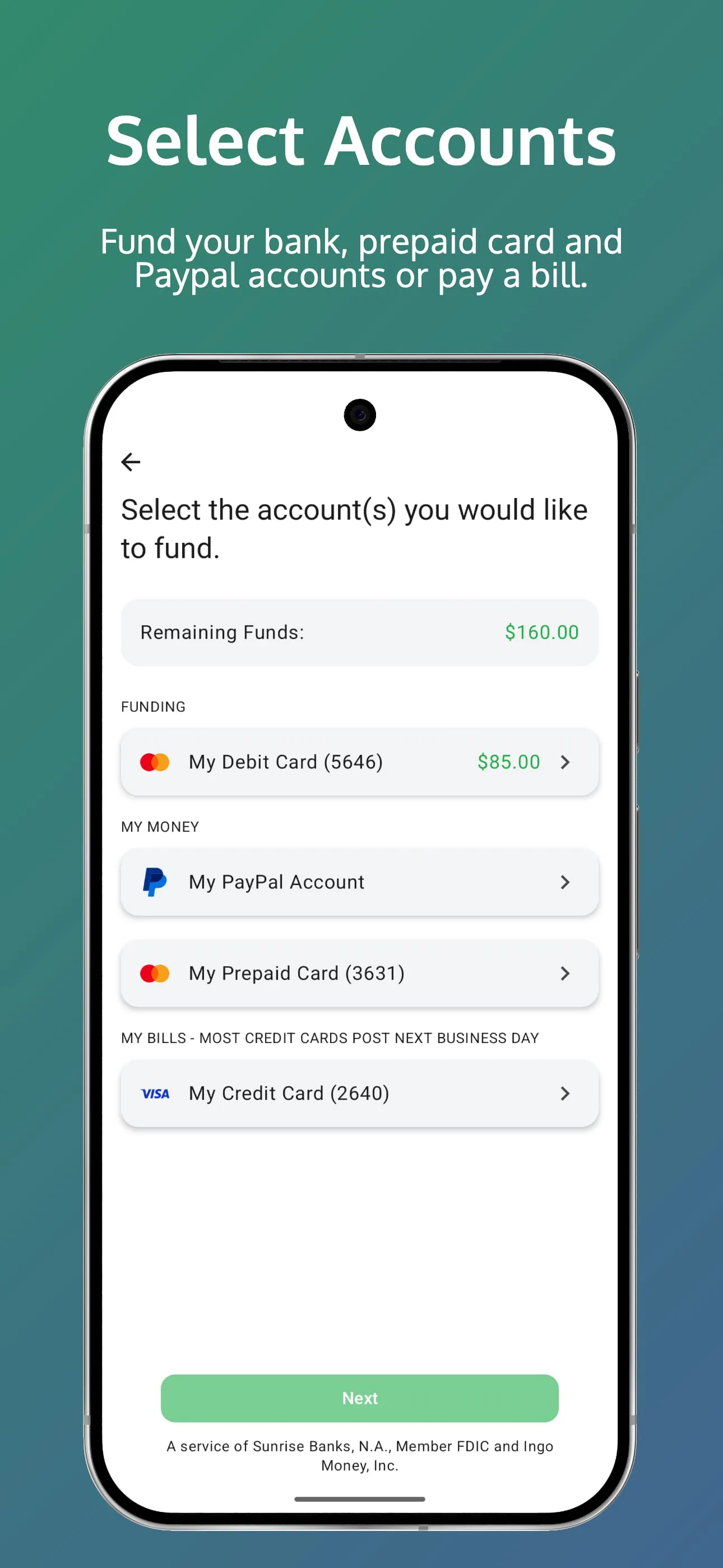 Ingo Money App – Cash Checks