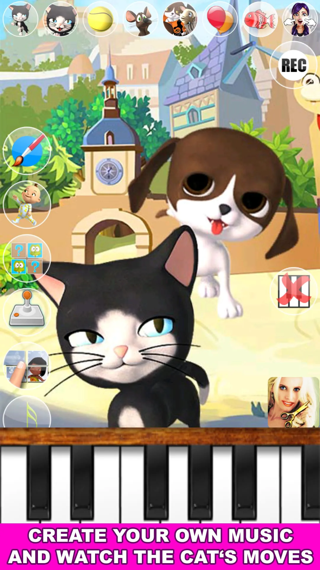 Talking Cat and Dog Kids Games
