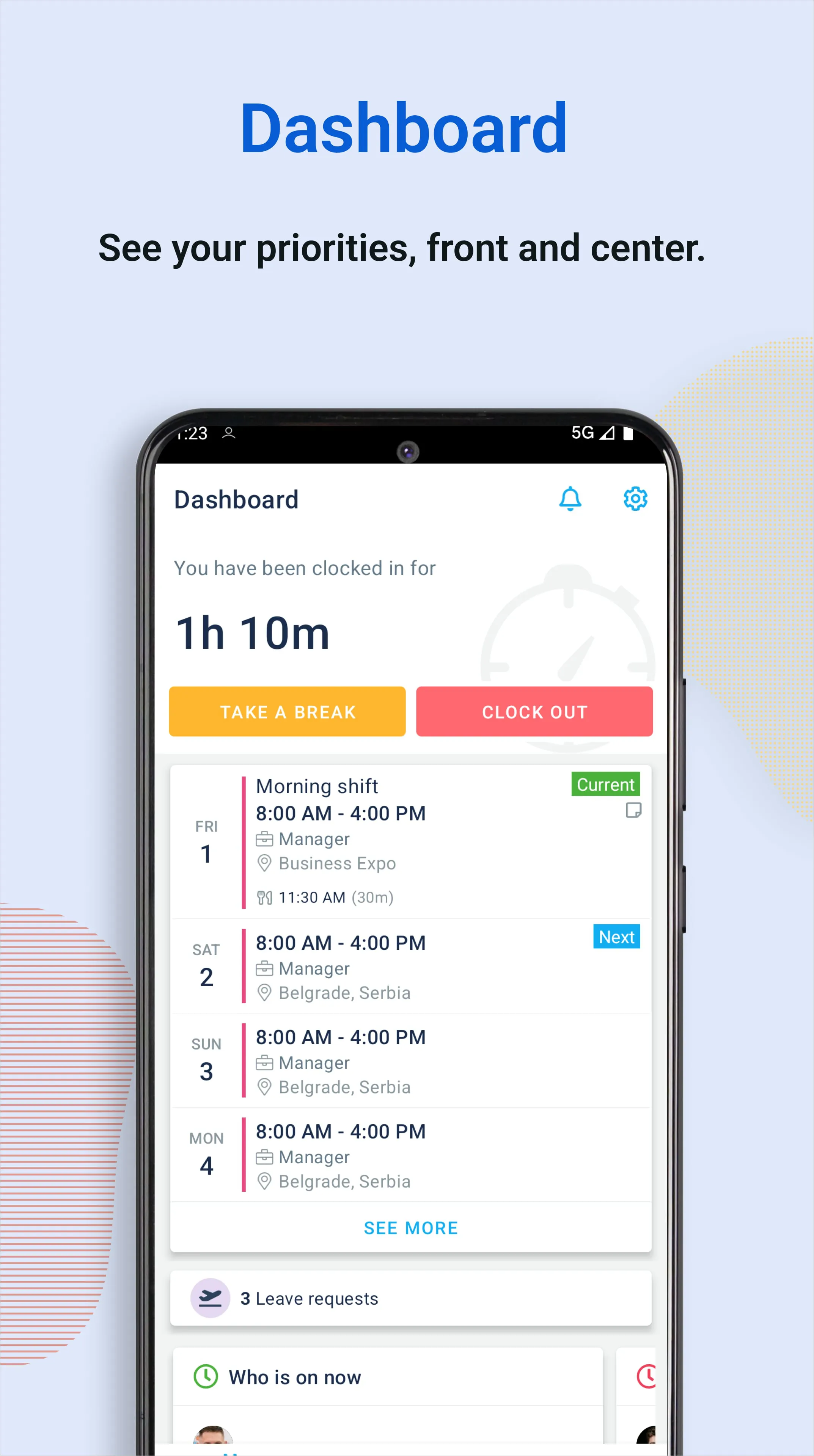 Humanity Schedule by TCP