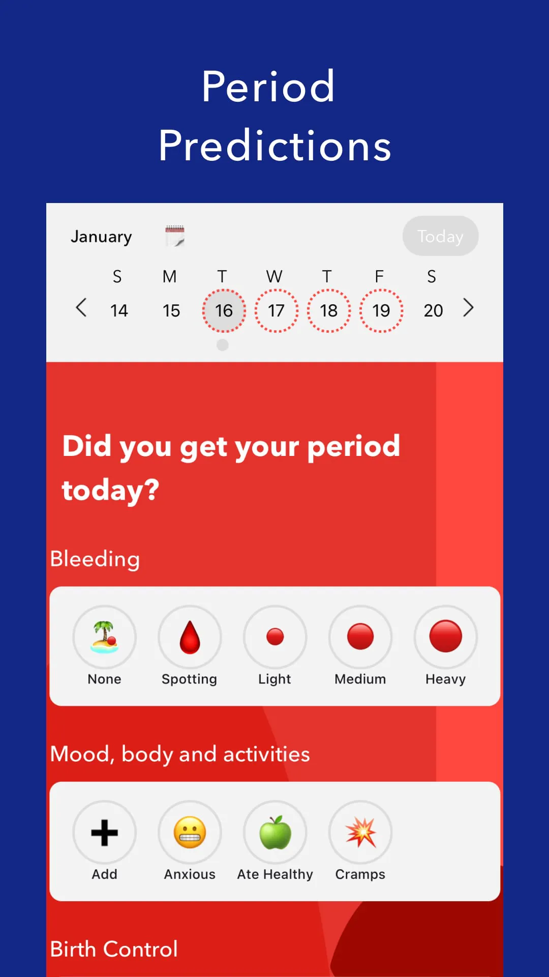Spot On Period Tracker