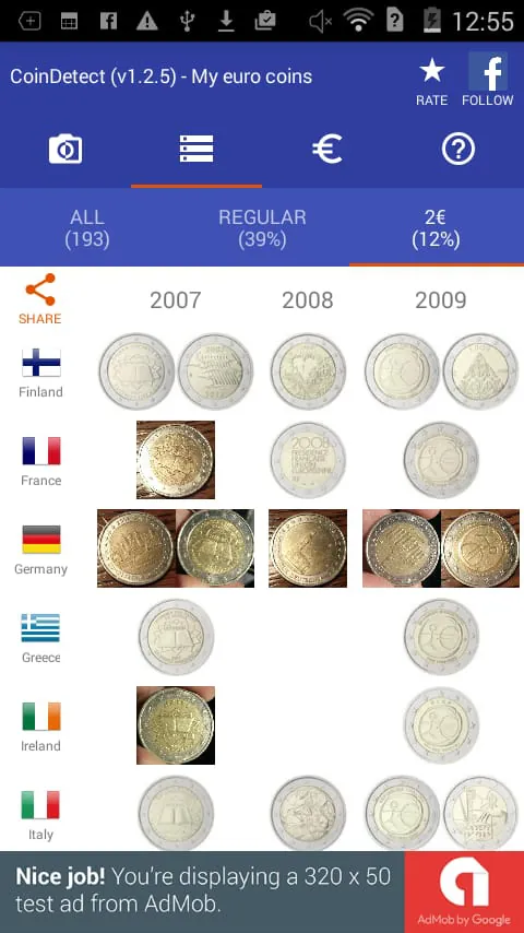 CoinDetect for euro collectors