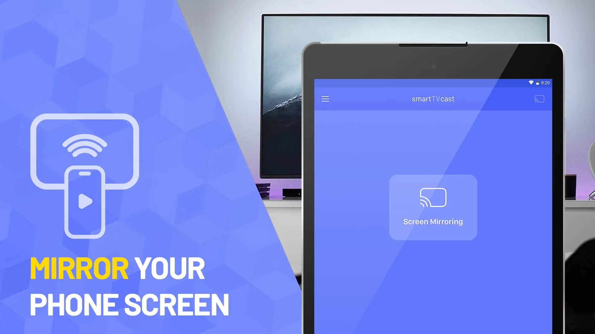 Smart TV Cast Screen Mirroring