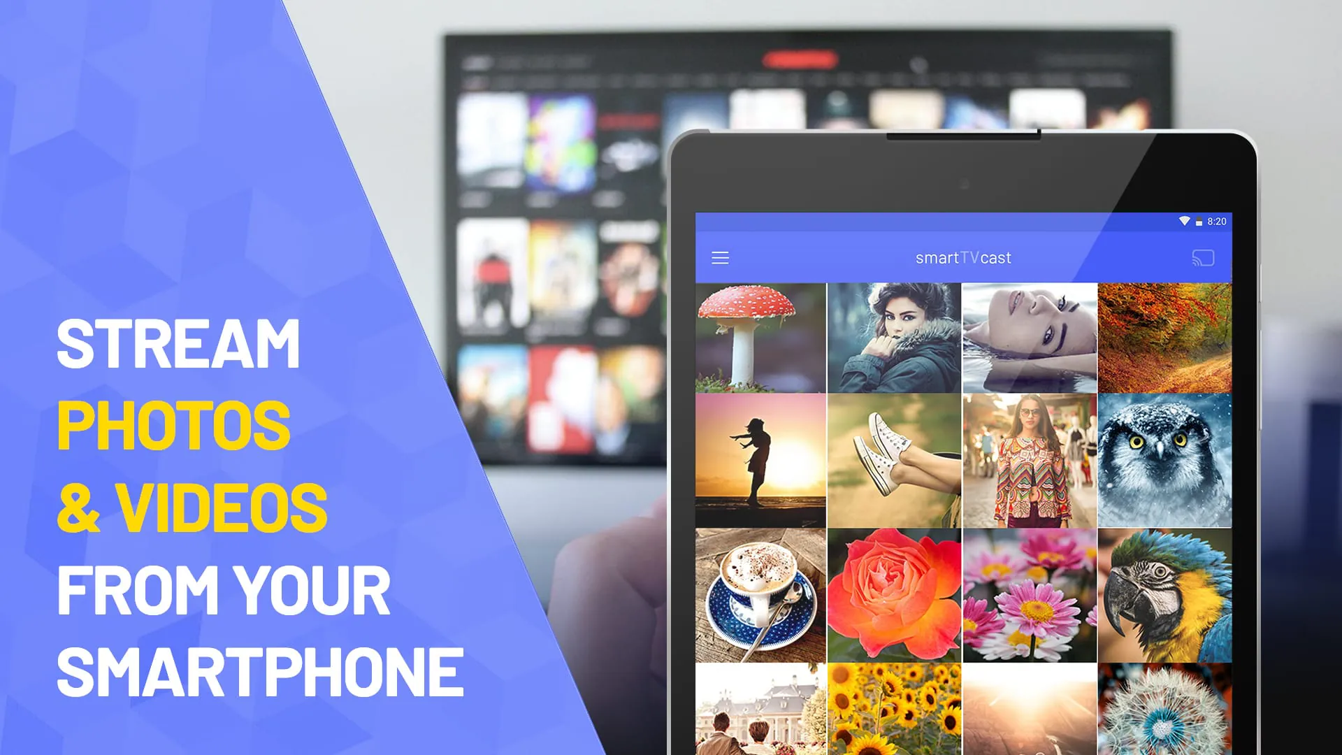 Smart TV Cast Screen Mirroring