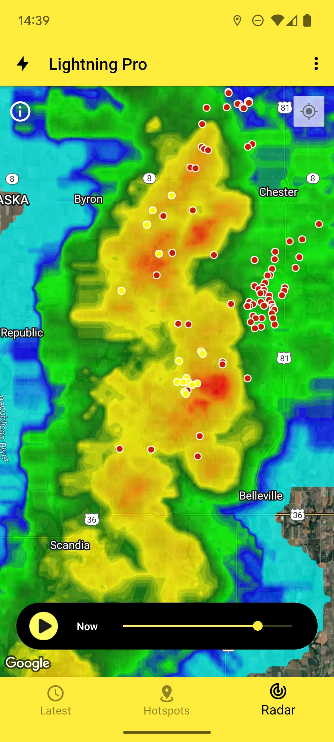 My Lightning Tracker & Alerts