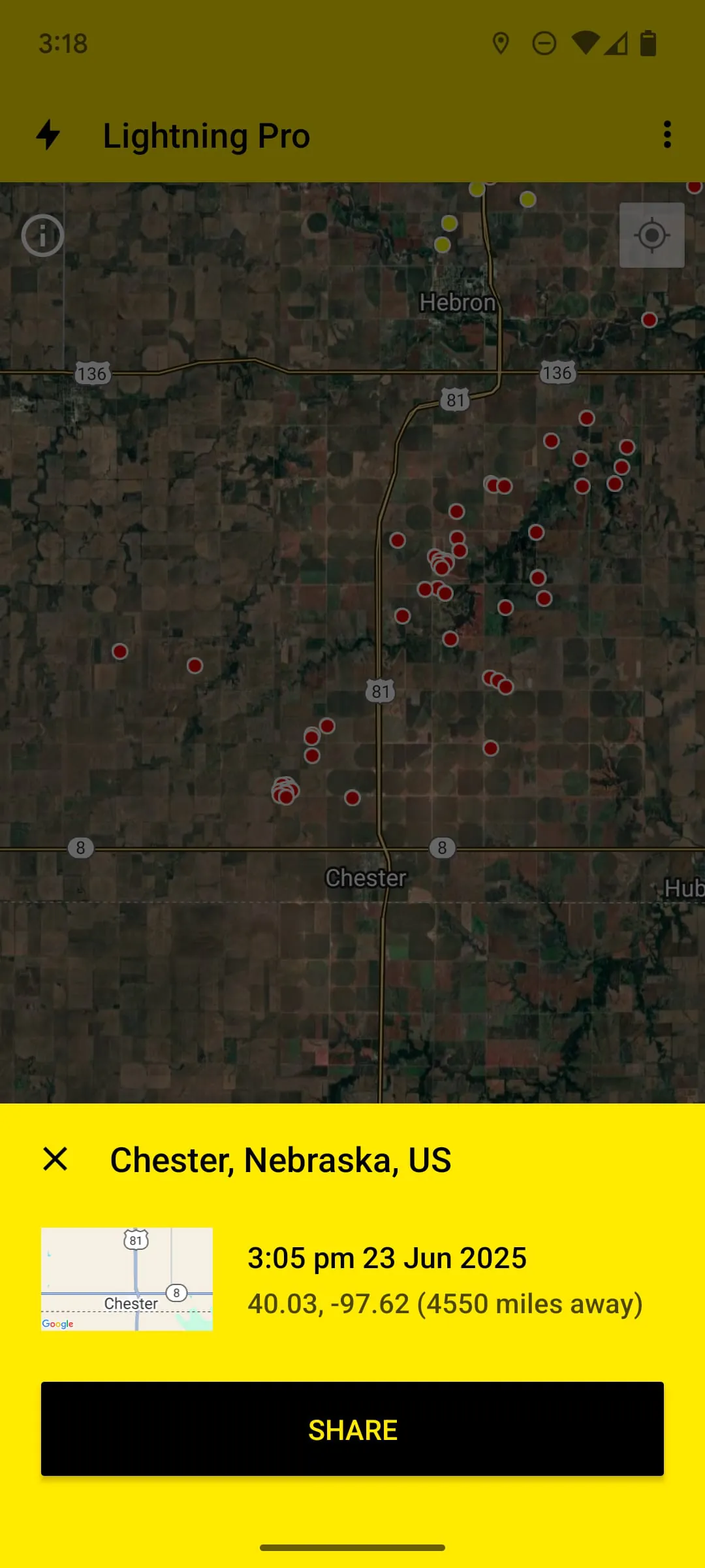 My Lightning Tracker & Alerts