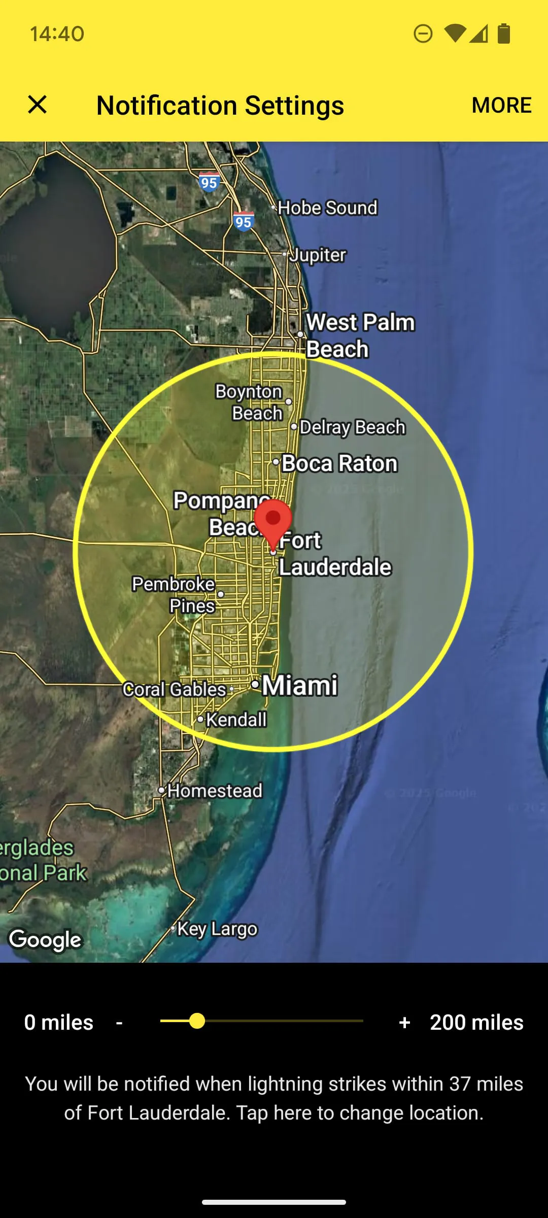 My Lightning Tracker & Alerts