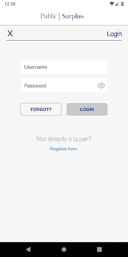 Public Surplus Buyers App