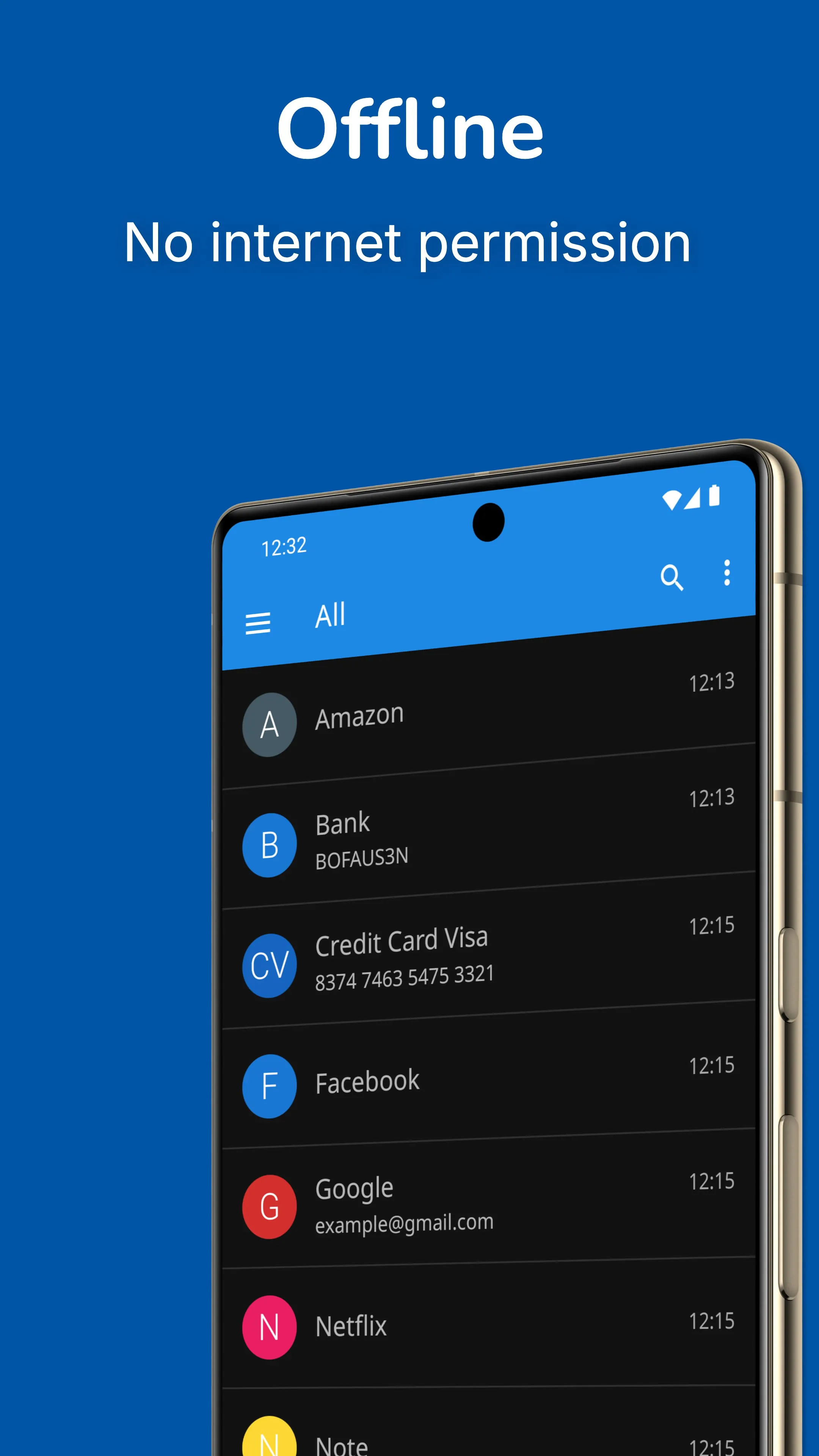 My Passwords Manager