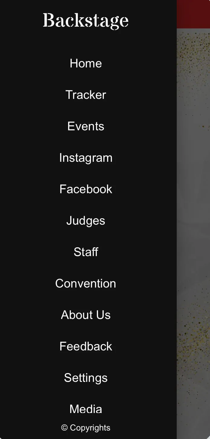 Backstage Competition