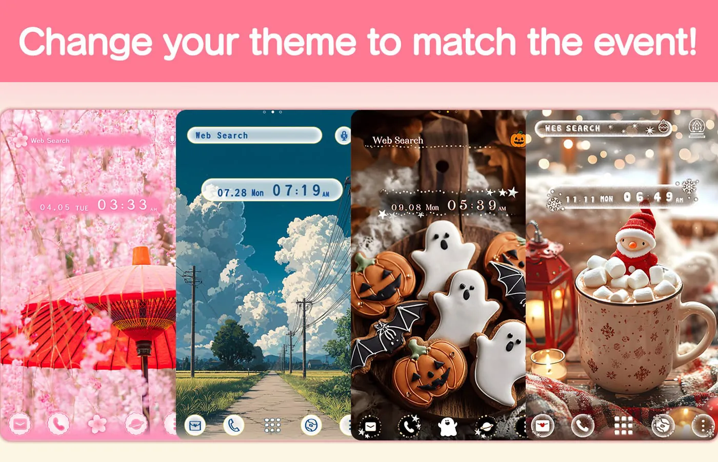 Wallpaper Theme +HOME Launcher