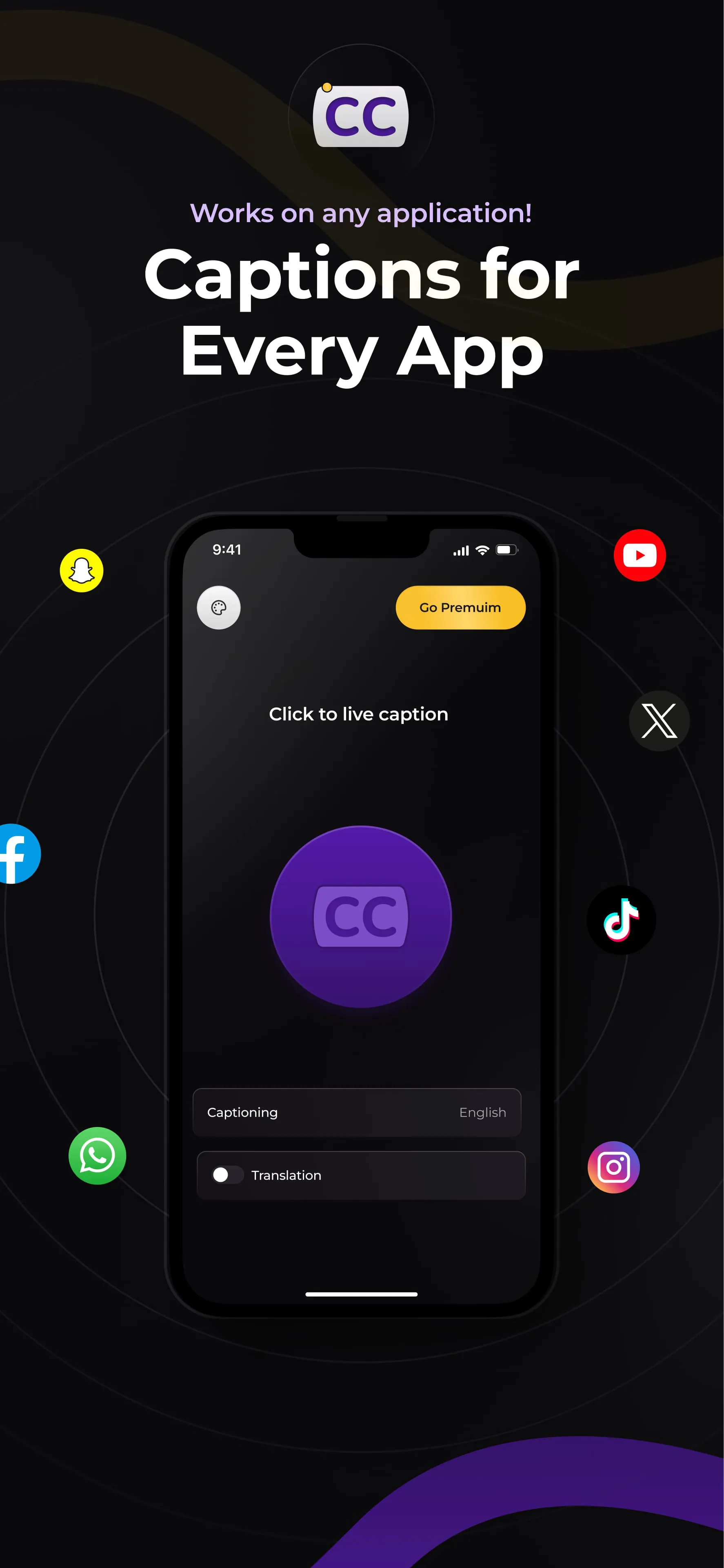 Live Caption & Translation